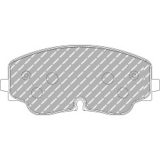 Plăcuțe de frână FERODO DS2500 FCP5358H - F-CP5358H - FCP5358H - 3666618076164